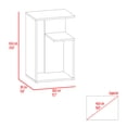 thumbnail image 4 of Matt Gray - Natural Oak Finish - Multi - Functional Storage - Primary Living Space - Keep Your Space Organized, 4 of 6