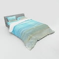 thumbnail image 2 of Ambesonne Summer Bedding Set 4 Pcs, Sea Horizon Shore Beach, Queen, Blue Cream, 2 of 2