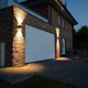 thumbnail image 4 of Aplique de pared exterior para patio, terraza, jardín, pasillo, balcón, porche - Foco de doble cabezal hacia arriba y hacia abajo E27, 4 of 5