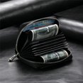 thumbnail image 2 of AirTag Card Holder Wallet Zipper RFID Blocking Card Case Black Black, 2 of 8