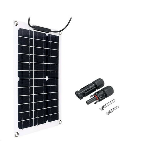 

30W Watt Portable Mono-Crystalline Solar Panel 18V RV Car Battery