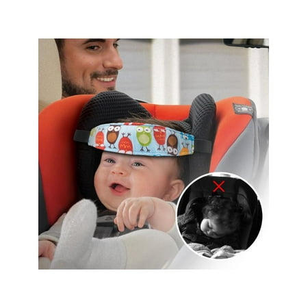 Adjustable Toddler Cap - Adjustable Baby Car Seat Head Support Safety Baby Kids Stroller Car Seat Sleep Nap Aid Head Support Holder Belt Band