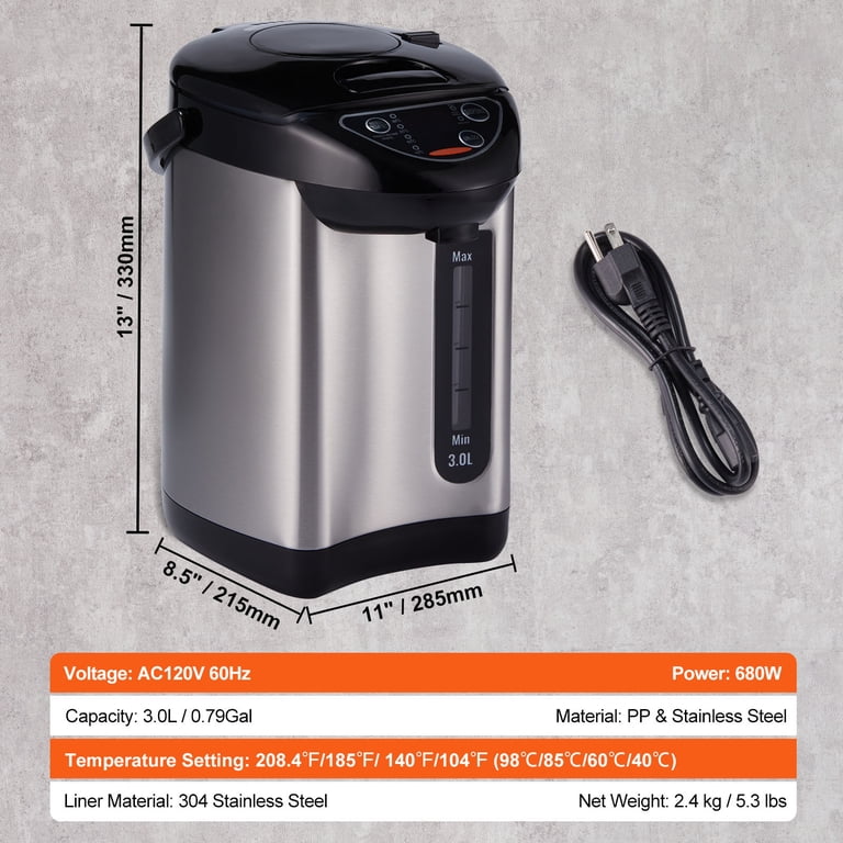 KFFKFF 3L Stainless Steel Hot Water Dispenser photo 7