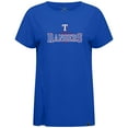 thumbnail image 2 of Women's Levelwear Royal Texas Rangers Influx Journey T-Shirt, 2 of 3