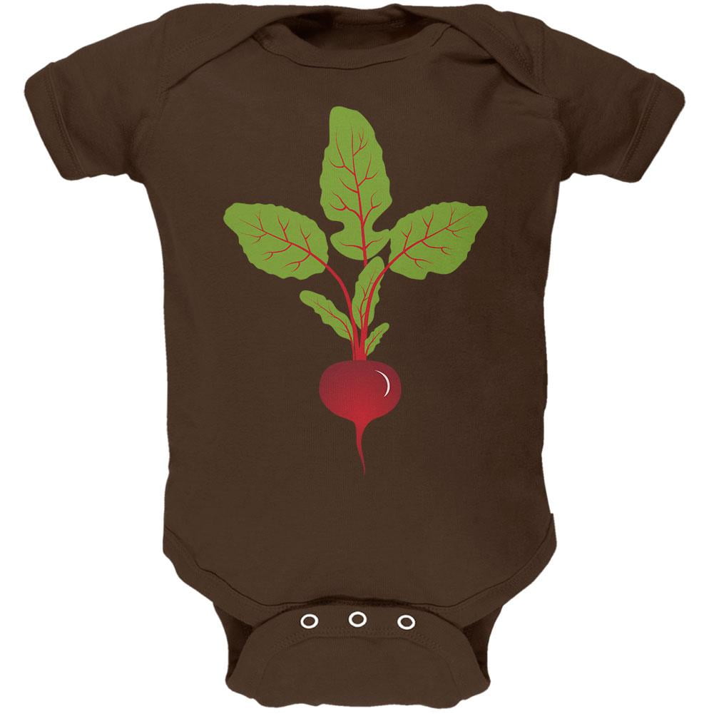 Halloween Vegetable Beet Costume Soft Baby One Piece