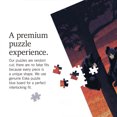 thumbnail image 4 of Lantern Press 1000 Piece Jigsaw Puzzle, The Poconos, Pennsylvania, Black Bear Family, Sunset, 4 of 5