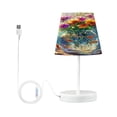 thumbnail image 2 of YAZAOO Table Lamp Creative Summer Serenity Pattern Simple Pattern Night Light, 2 of 8