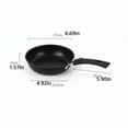 thumbnail image 3 of Omelette Pan Nonstick, Small Frying Pan, 6 In, Non-Stick Frying Pan, Cooking Pans Non Toxic, Kids Play Kitchen, Solid Nonstick Coating, Compact Size, 1 Pc, 3 of 5