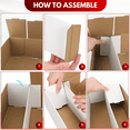 thumbnail image 4 of Premium Graded Shoe Box (1 Pack) Card Storage Holds 300 Toploaders & 100 Graded Cards - Graded Card Cardboard Box - Card Storage For Sports Gaming Baseball Basketball Football Cards - MADE IN USA, 4 of 10