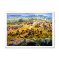 Designart 'Historical Gettysburg National Military Park' Vintage Framed Art Print
