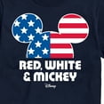 thumbnail image 3 of Disney - Americana - Red White And Mickey - Adult Short Sleeve Graphic T-Shirt, 3 of 5
