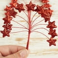 thumbnail image 2 of Festive Red Glitter Star Sprays for Holiday Celebrations by Factory Direct Craft, 2 of 3