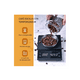thumbnail image 2 of Báscula De Cocina Con Cronómetro Digital Alta Precisión Negro, 2 of 5