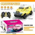 thumbnail image 4 of HNZENBW Remote Control Car with Fans,1: 24 Cute RC Car with DIY Stickers,Unlimited creativity,Christmas and Birthday Gifts Boy Girl Toys Age 3+, 4 of 6