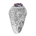 thumbnail image 2 of Sterling Silver with Mystic Topaz and White Topaz Dome Ring, 2 of 3