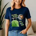 thumbnail image 5 of Glerp Glorp Zep Zep Cat Shirt, Silly Alien Tshirt, Meme Cat Tee, Meme Brainrot, 5 of 5
