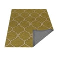 thumbnail image 5 of Rugsotic Carpets Hand Tufted Wool Eco-Friendly 4'x6' Area Rugs Rectangle Green Beige Geometric Modern High Pile Thick Handmade Anti Skid Indoor Rug for Living Room, Bedroom K01004, 5 of 5
