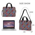 thumbnail image 3 of FORMRS 16" Laptop Bag Carrying Sleeve Case with Handle Travel Shoulder Briefcase, Colorful Mandala Pattern, 3 of 8