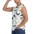 thumbnail image 3 of Haiem Men's Cute Whale Print Tank Tops Summer Sleeveless Cut Off Workout T-Shirts Fitness Vest Athletic Undershirts-Medium, 3 of 8
