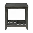thumbnail image 5 of 1-shelf Rectangular End Table Grey, 5 of 7