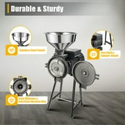Electric Grinder Dry Feed/Flour Mill 2200W for Cereals Grain Corn Wheat + Funnel