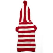 Guinevere? Red and White Stripe Dog Sweater