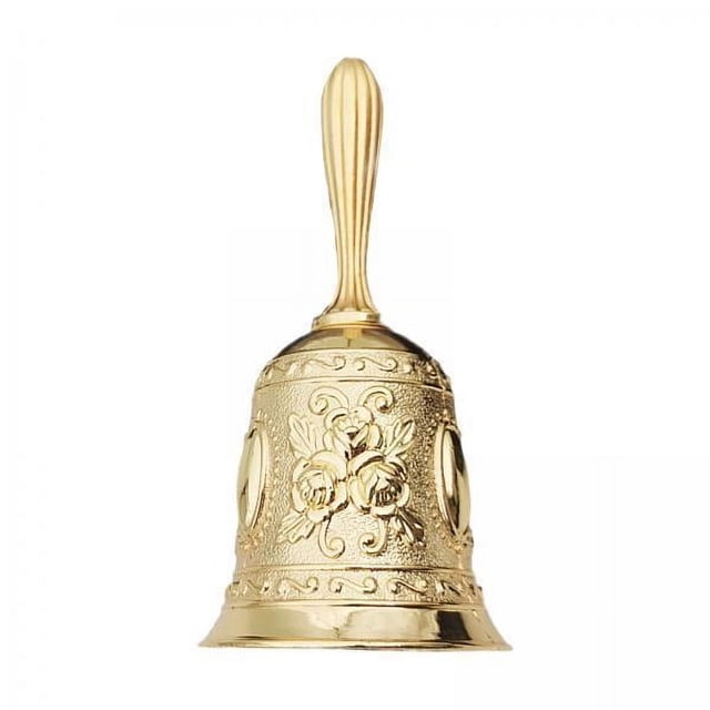 Campana de mano antigua,Campana de mano estilo europeo Campana vintage de escritorio,Cena de recepción con campana de mano antigua y campana fuerte,Campana de mano retro para decoración del