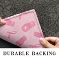 thumbnail image 6 of Pink Ribbon Pattern Door Rugs,Washable Non Slip Door Mats Indoor,Decorative Door Mats,Entry Mat Indoor for Entrance,Bedroom,Kitchen,Bathroom,16"x24", 6 of 6