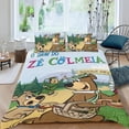 thumbnail image 2 of El Show del Oso Yogi Conjunto de sábanas temático, trío de piezas, cómodo y amigable con la piel, diseño único, regalo de decoración para el hogar para familiares, amigos y fans, 90 cm * 190 cm, 2 of 6
