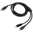 thumbnail image 1 of Cable Printer Data Cable 1.8m 24V Power USB to USB2.0 B Male and 3 Pin Power Din Male Cord, 1 of 7