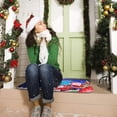 thumbnail image 5 of Winter Decorative Doormats Creative Snowman Holiday Welcome Floor Mats Let It Snow Anti-Slip Rugs for Christmas, Winter Home Decoration, 16 x 24 Inches, 5 of 6