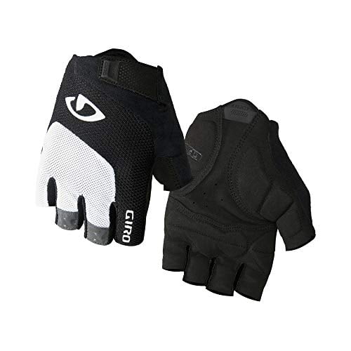 Giro Bravo Gel Men's Road Cycling Gloves - White/Black (2021 