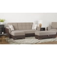 thumbnail image 5 of Ottomanson Origins Air Rectangular Upholstered Lift Top Ottoman, Beige/Brown, 5 of 7