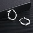 thumbnail image 5 of Alexcraft Hammered Hoop Earrings For Women Gold Chunky Teardrop Shape Thick Hoops Earrings Hypoallergenic for Sensitive Hoop Earrings Jewelry, 5 of 6