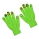 thumbnail image 3 of Guantes de uñas con diamantes de imitación Ticfox DIY profesional mantener caliente engrosamiento dedo completo verde, 3 of 12