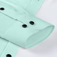 thumbnail image 5 of Men's Stretch Comfort Dress Shirt Long Sleeve Button Down Formal Business Casual Soft Breathable Work Wedding Mens Summer Lightweight Pullover Tee Shirts, 5 of 5