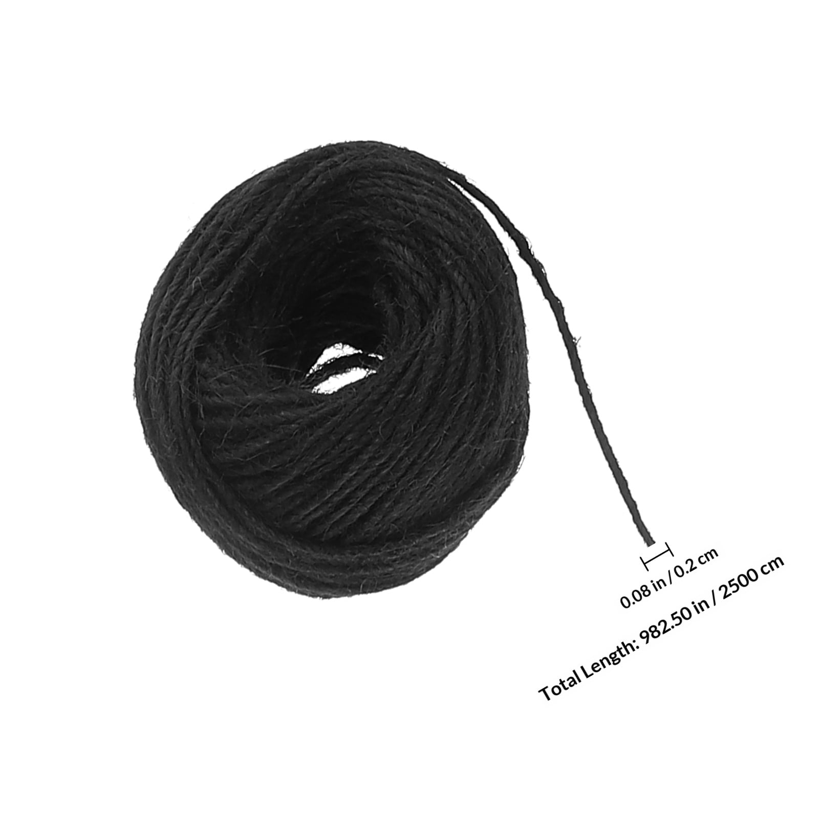 HONMEET 15 Pieces Jute Twine Rope for Crafting, Projects, Gardening, Wrapping and Home Use