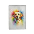 thumbnail image 2 of Watercolor Drip Labrador Retriever Pop Art Colorful Portrait Artwork Travel Passport Wallet Lab Dog Lover Gifts PU Leather Passport Holder Cover - 01009, 2 of 5