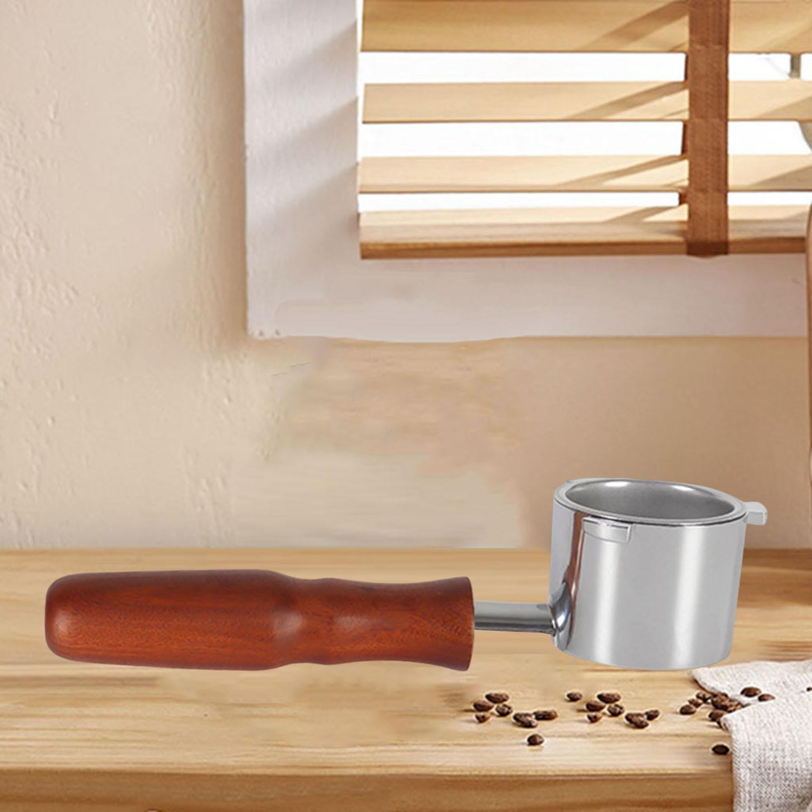 51 Portafilter Alloy Portafilters Wooden Handle Bottomless Portafilter