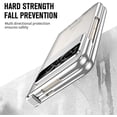 thumbnail image 5 of for Google Pixel Fold 5G Case,Slim Thin Lightweight Hidden Bracket Stand Electroplated Frame Shockproof Protective Phone Case with Hinge Protection for Google Pixel Fold 5G 2023 (Silver), 5 of 14