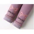 thumbnail image 3 of Ougyinr 1-10Y Girls Fleece Lined Leggings Cotton Kitty Print Thermal Pants Thick Warm Tights Winter Clothes for Kids Baby Toddler, 3 of 8