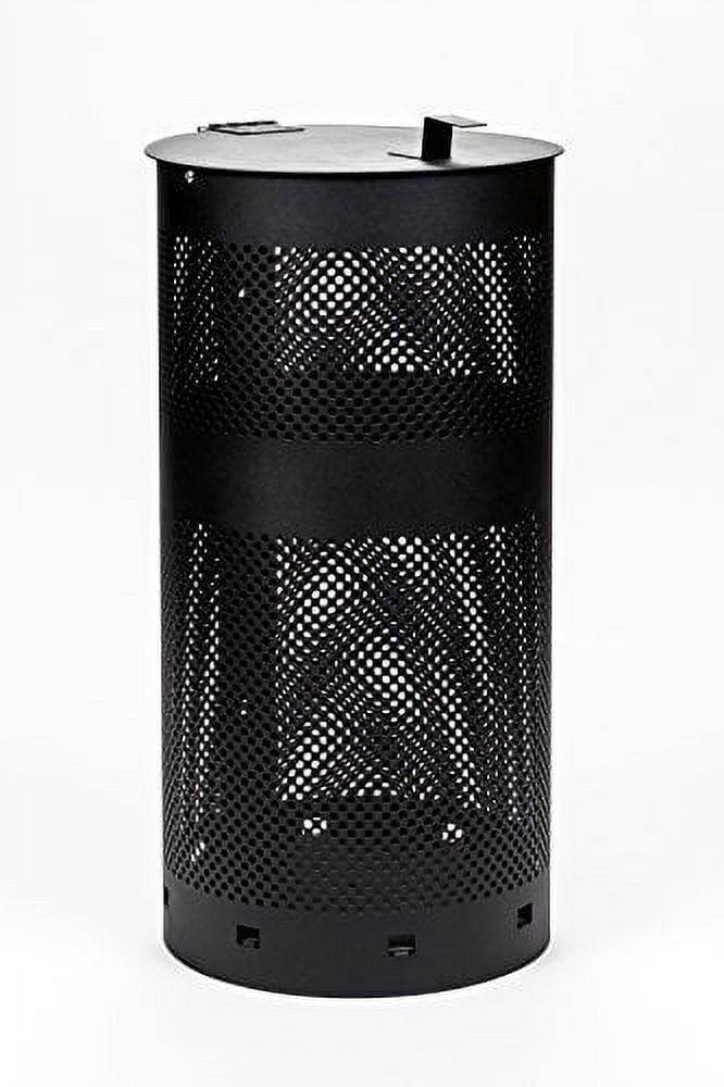 Low Profile Dog Waste Station / Tie-Handle Roll (Black)