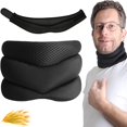thumbnail image 1 of LOVEVER Support de Cou pour Ronfler - Collier Cervical Réglable en Mousse Douce pour Dormir, 1 of 4