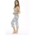 thumbnail image 2 of Just Love 100% Cotton Capri Sets Women Sleepwear Womans Pajamas Pjs (Need to Sleep - White, 2X), 2 of 3