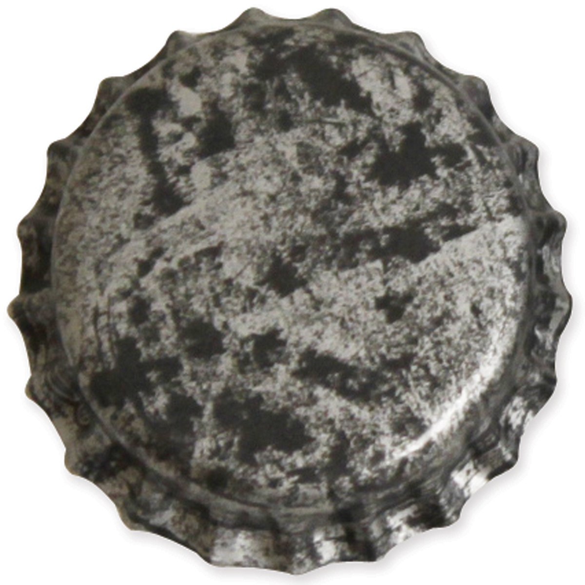 Bottle Cap Inc Vintage Standard Bottle Caps 1" 50/PkgAntique Silver