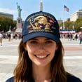 thumbnail image 5 of TELOLY Eagle and Liberty – United States 250Th Anniversary Hat, Adjustable Cotton Printed Patriotic Baseball Cap for Men Women, 5 of 7