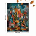 thumbnail image 3 of Qisvanset Cubist Abstract Face Canvas Print 12x16 Inch Gallery Wall Art, 3 of 8