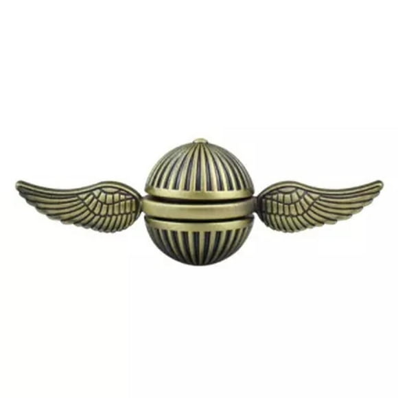 Metal Orb Fidget Spinner Sensory Novelty Finger Spinning Toy Stress Anxiety Relief Fingertip Toy