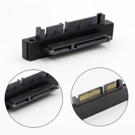 - SFF-8482 SAS 22 Pin to 7+15 Pin SATA Male HDD Hard Drive Adapter 90 Degree Angle