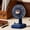 Blue, variant on CCWADH Cute Portable USB Rechargeable Mini Fan - Compact Desktop Fan with Quiet Operation & 3 Speed Settings for Office & Dorm Use